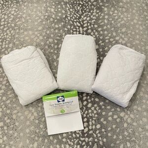 3 - Sealy Waterproof Quilted Fitted Crib pads - great condition